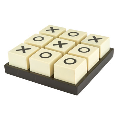Tizo 2 Player Wood and Resin Tic Tac Toe