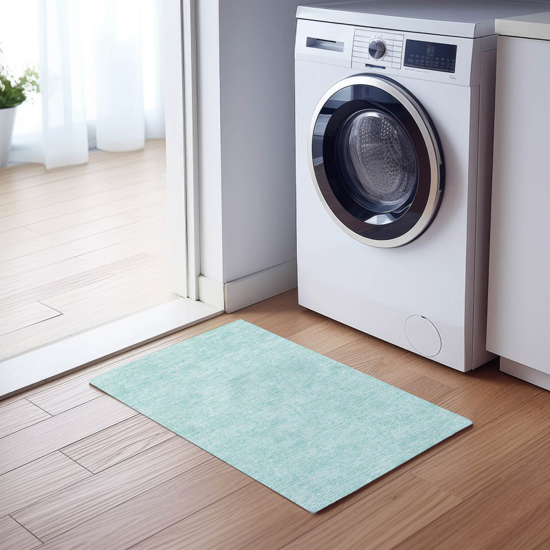 Tapis de porte d'extérieur antidérapant Malchow, Rectangle 1 pi 8 po x 2 pi 6 po