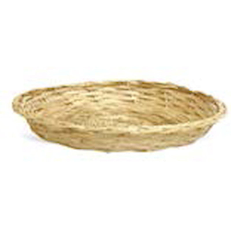 Panier à assiettes en osier