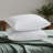 Diamond Stitch Goose Feather Pillows (Set of 2) – Medium to Firm Support, Breathable Polyester Shell-71155121