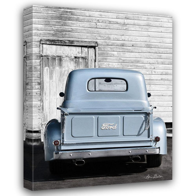 Ophelia & Co., Deiter, Lori, reproduction d'art sur toile, "Get a Ford", H 47 po x l 36 po