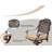 Asghar 4 - Person Patio Dining Set with Round Table , Cushions Included