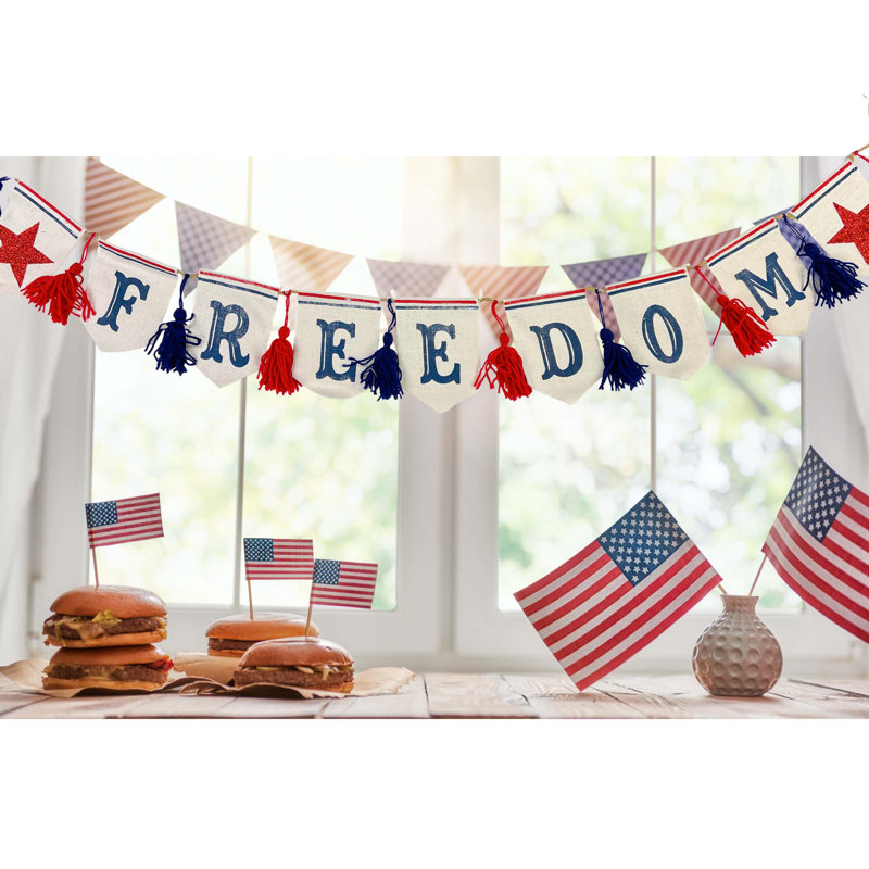 Patriotic Cloth Banner