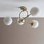 Cadel Glass Semi Flush Mount