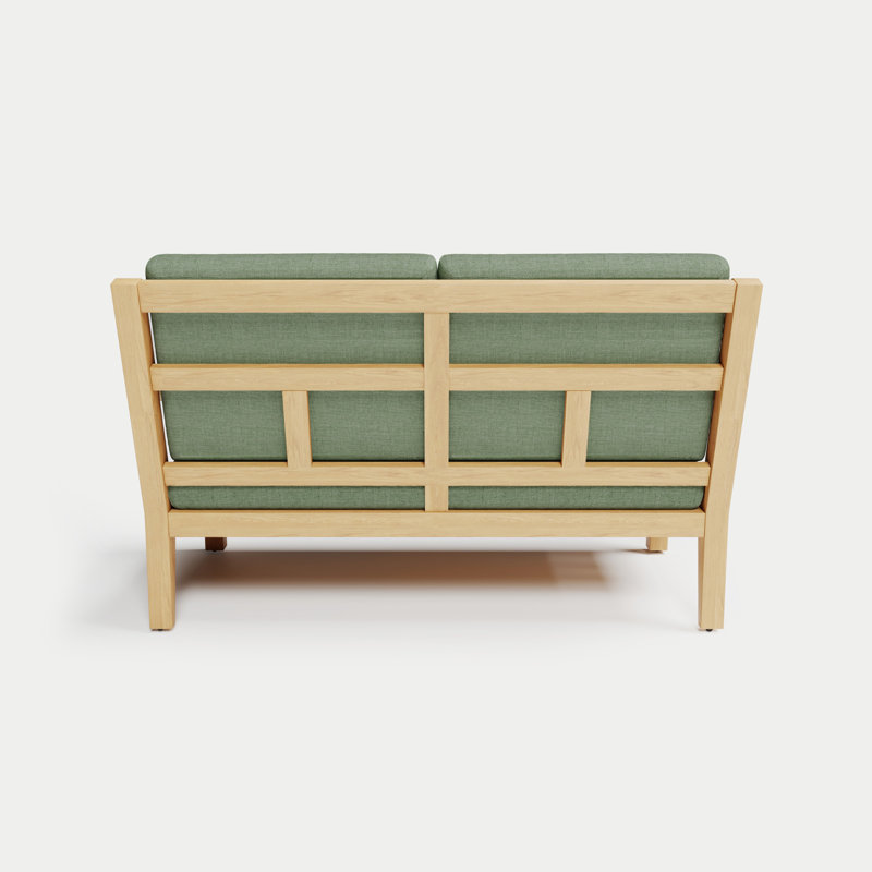 Solerno Heated Loveseat, Aloe