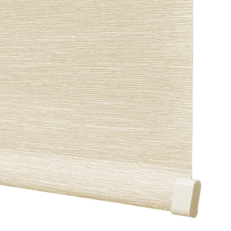 Rideau roulant occultant en tissu à dégagement lent, Beige, l 72 po