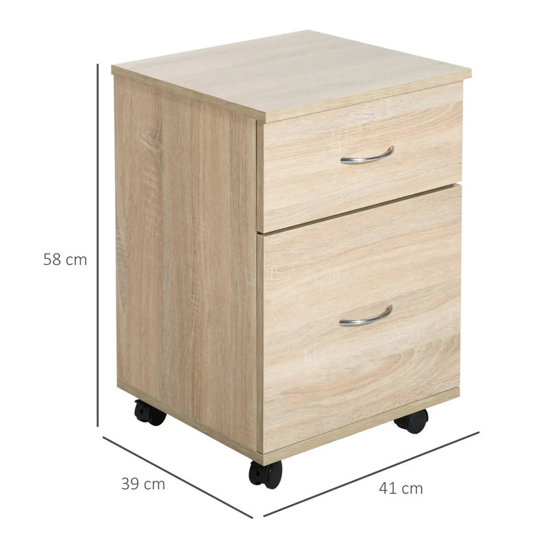 41cm Wide 2 -Drawer File Cabinet, Beige