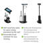 Cuong Free-Standing Toilet Brush & Holder