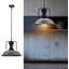 Colston 1 - Light Brushed Silver Pendant