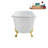 57.5'' x 29.5'' Soaking Acrylic Bathtub-83636144-90752935