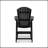 Adirondack Style Counter Chair – Durable HDPE Poly Lumber For Comfortable Outdoor Dining And Seating-2123648699