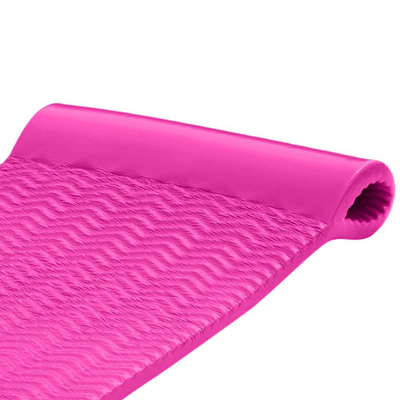 TRC Recreation Serenity 1.5" Thick Vinyl Swimming Pool Float Mat, Pink