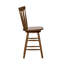 Tabouret de comptoir en bois massif de 24 po avec siège pivotant Knaack