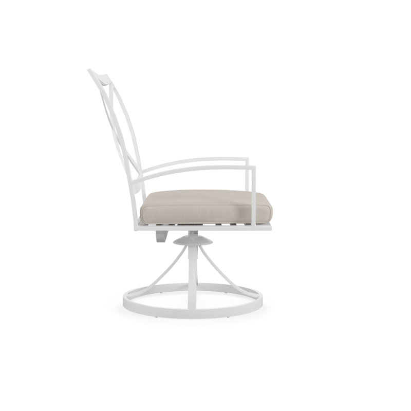 Bristol Outdoor Dining Armchair, Canvas Flax Sunbrella® Canvas
