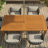 71" Full-Size Outdoor Dining Table
