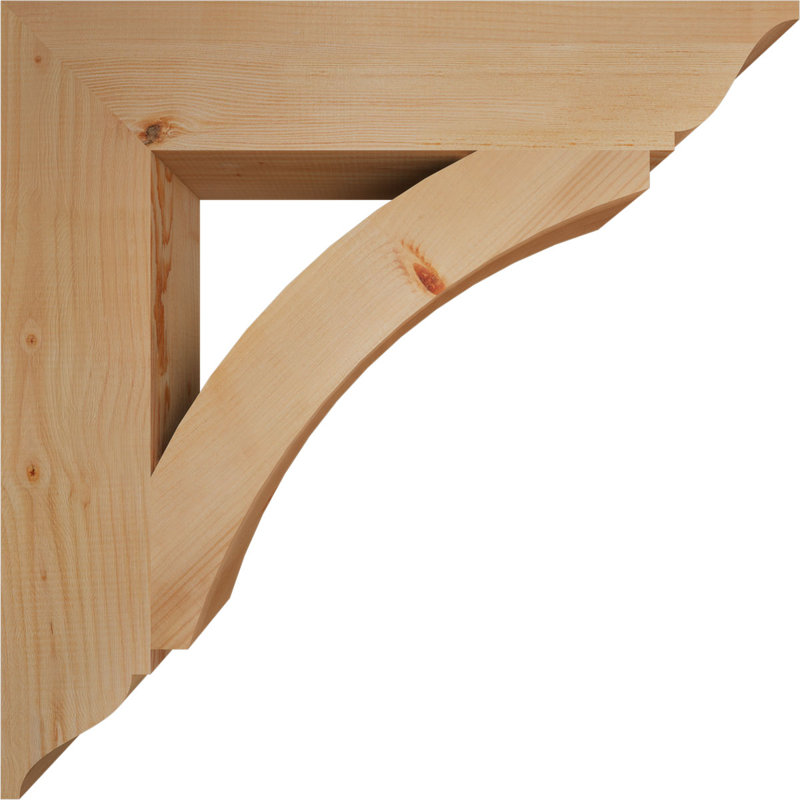 Support traditionnel Thorton, Douglas (lisse), H 32 po x l 5,5 po x P 32 po