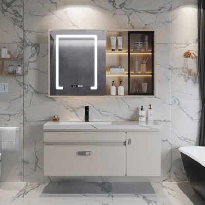 European modern and simple style bathroom cabinet