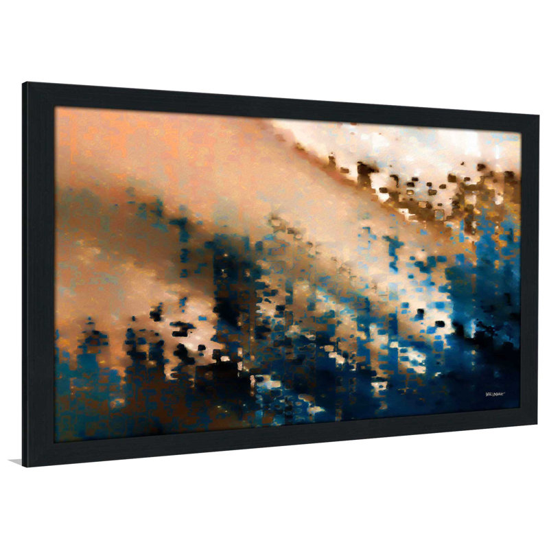 Psaume 143: 10 «Me conduire» par Mark Lawrence - reproduction, Cadre espresso, H 33,5 po x l 49,5 po x P 1 po