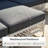 6 - Person Premium Patio Wicker Sectional Seating Group with Cushions-1461019995