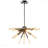 Chandelier - 3-Light Configuration, Spiked Design