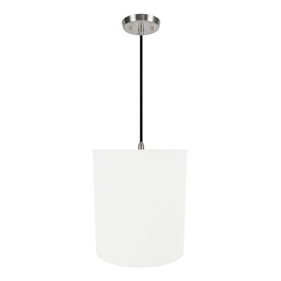 Luminaire suspendu tambour simple à 1 lumière Fransien
