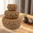 3Pcs Rattan Storage Baskets with Lid