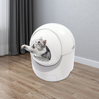 Gailen Polypropylene Enclosed Self-Cleaning Litter Box