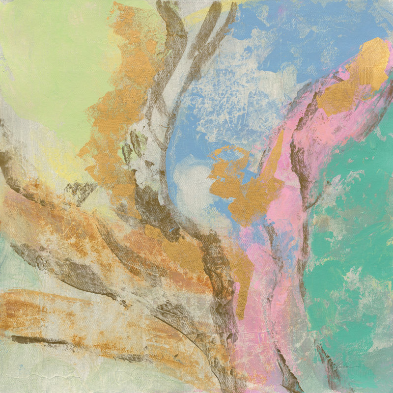 Retro Jewel Tones I by Silvia Vassileva - Wrapped Canvas Painting, 76cm H x 76cm W x 3.8cm D