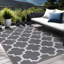 Tapis intérieur / extérieur gris / blanc cassé Aldo-1501987336