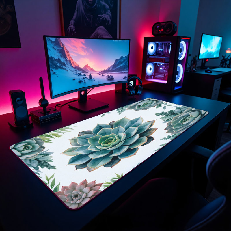 Polyester Desk Pad, 23.6x13.8