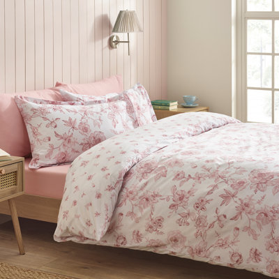 Mirabelle Floral Reversible Duvet Cover Set