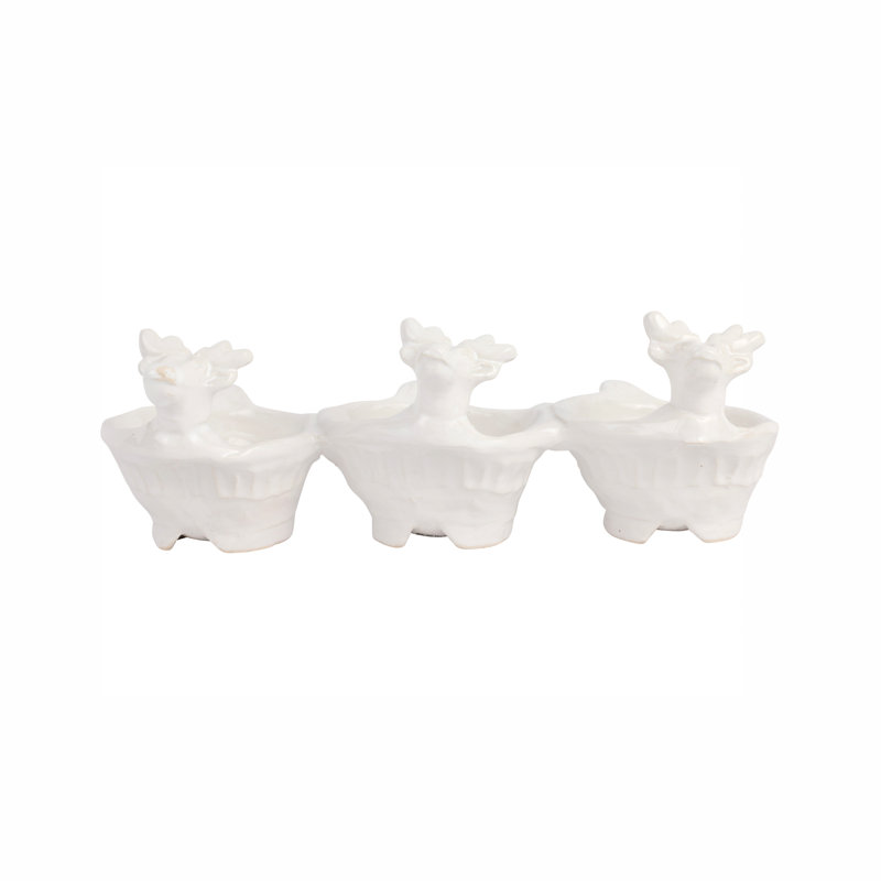Pietra Natale Handmade Stoneware Condiment Server