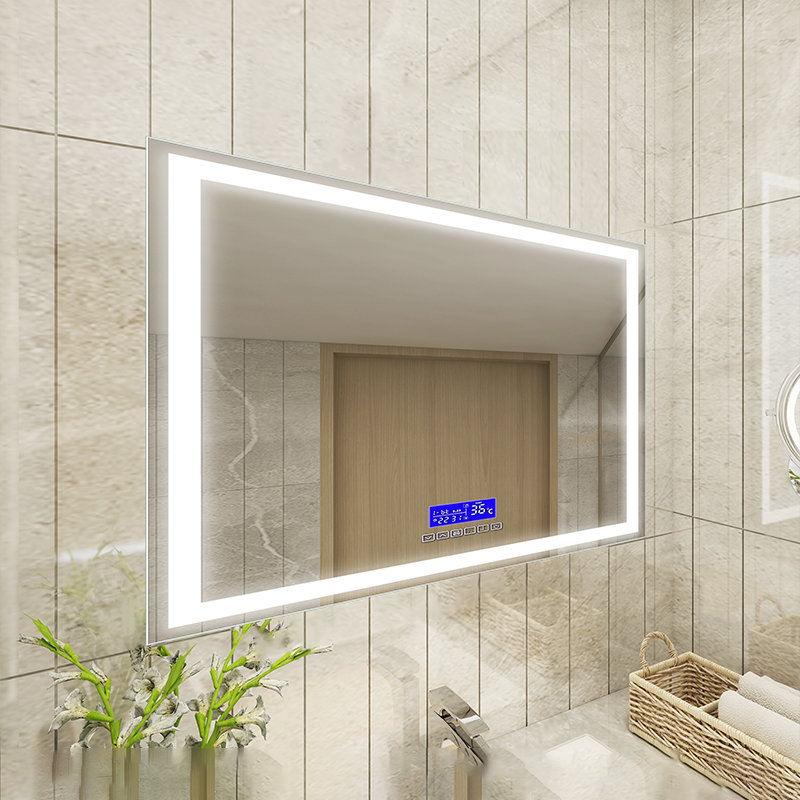 Miroir de salle de bain Kagome, 35,5 po x 35,25 po