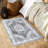 Area Rugs Soft Faux Lamb Soft Boho Floral Area Rug - Vintage Washable Carpet with Non-Slip TPR Backing - Ideal for Living Room, Bedroom, Bathroom, Kitchen, Entryway-108106157