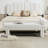 Bulwell Long Upholstered Bedroom Bench/Ottoman -545412906