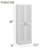 69"H Particle Board Accent Cabinet with Movable Storage Shelves-113728695
