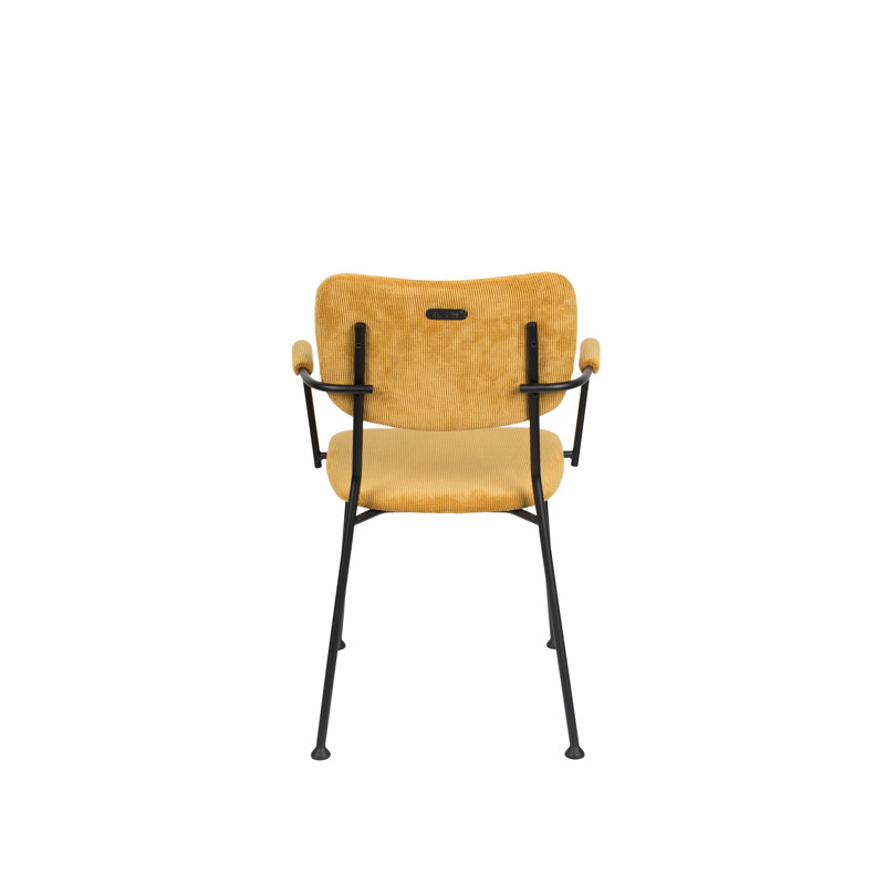 Benson Upholstered Arm Chair, Amber
