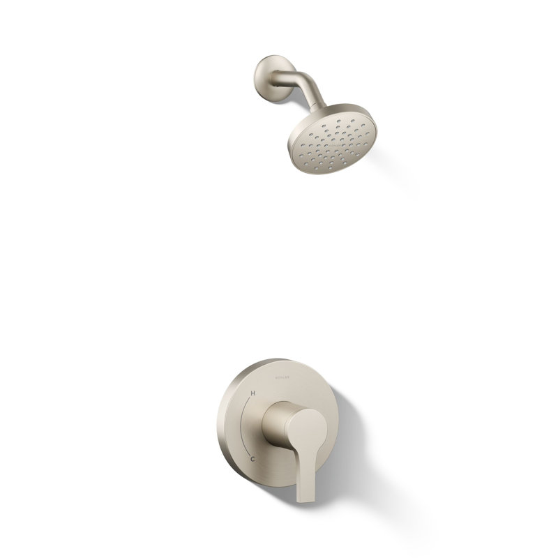 Elate Rite-Temp Shower Trim Kit, 2.5 Gpm, Brushed Nickel