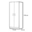 Tunis 3 Piece Bedroom Furniture Set. 2 Door Wardrobe. 4 Drawer Chest Of Drawers. 2 Drawer Bedside Table. Matt Finish, Scratch Resistant, Brushed Chrome Metal Handles-88153599