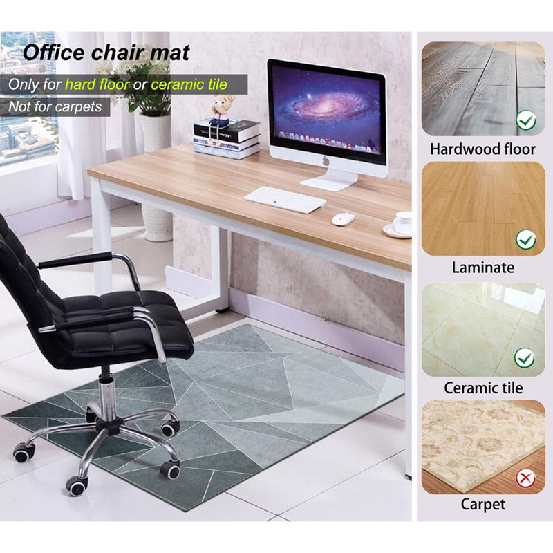 Tapis de chaise de bureau pour plancher de bois franc, qualité ...