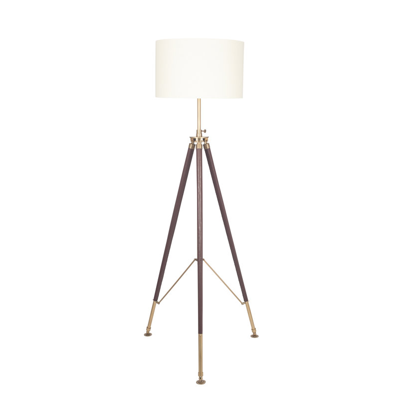 Lino Self Lined Linen Drum Shade, Cream, 29cm H x 45cm W x 45cm D