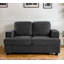 Causeuse moderne, canapé confortable 2 places avec assise profonde, canapé de salon-130073151