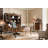 Solid Wood Pedestal End Table