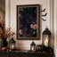 Art sur toile rose et mauve entouré de perles-1718028013
