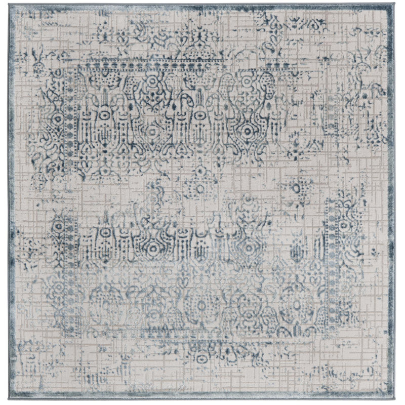 Glencoe Oriental Indoor Rug, Square 5'3"
