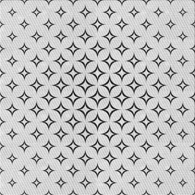 Tapis géométrique gris