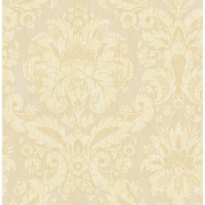  Papier peint damassé non encombré Designs Buttercream Paula