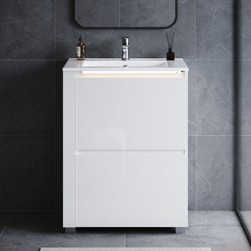 Bathroom Storage, 60x50x80cm Drawer Sink Cabinet