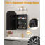 Armoire à pharmacie en forme de perle Daisy avec miroir, miroir de meuble-lavabo mural ou encastré de 20 po x 28 po avec armoires de rangement en métal, 2 tablettes réglables et 1 tablette de rangement argentée-13920623