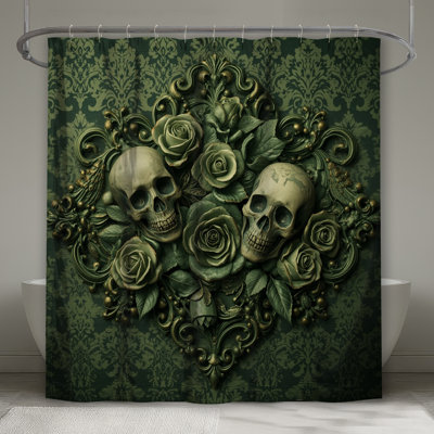 Rideaux de douche Skulls